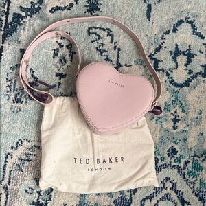 Ted Baker Light Pink Heart Crossbody Bag